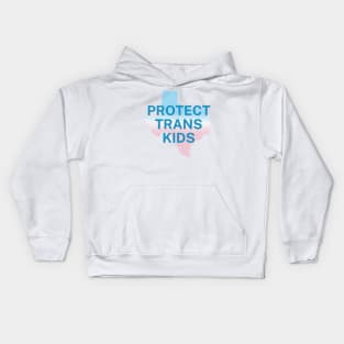 Protect Trans Kids Texas Gradient - Transgender Flag - Protect Transgender Children Kids Hoodie